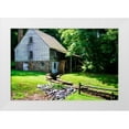 thumbnail image 1 of Hausenflock, Alan 14x11 White Modern Wood Framed Museum Art Print Titled - 18th Century Grist Mill II, 1 of 4