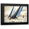 thumbnail image 1 of Hausenflock, Alan 14x12 Black Modern Framed Museum Art Print Titled - Racing Waters I, 1 of 5