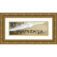 thumbnail image 1 of Hausenflock, Alan 14x7 Gold Ornate Wood Framed with Double Matting Museum Art Print Titled - Meditate, 1 of 4