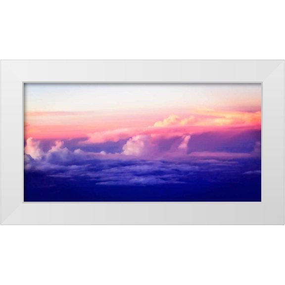 Hausenflock, Alan 14x9 White Modern Wood Framed Museum Art Print Titled - Above the Clouds IV