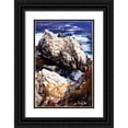 thumbnail image 1 of Hausenflock, Alan 17x24 Black Ornate Wood Framed with Double Matting Museum Art Print Titled - Pinnacle Cove II, 1 of 4