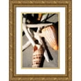 thumbnail image 1 of Hausenflock, Alan 17x24 Gold Ornate Wood Framed with Double Matting Museum Art Print Titled - Shells by the Sea I, 1 of 4
