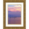 thumbnail image 1 of Hausenflock, Alan 17x24 Gold Ornate Wood Framed with Double Matting Museum Art Print Titled - St. Augustine Harbor Sunset IV, 1 of 4