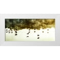 thumbnail image 1 of Hausenflock, Alan 18x10 White Modern Wood Framed Museum Art Print Titled - Geese on the Lake I, 1 of 4