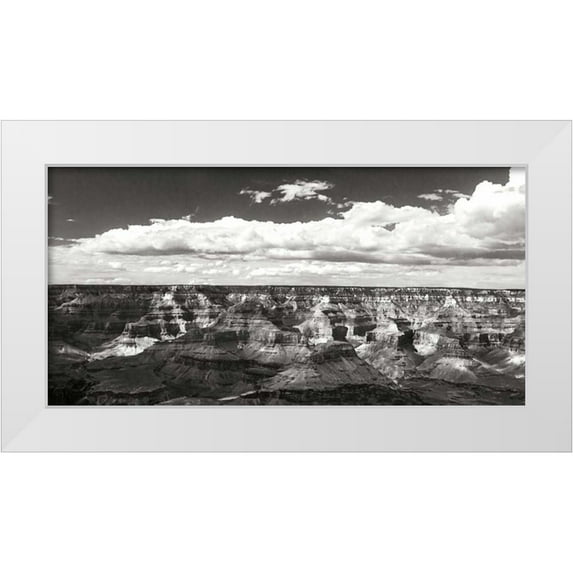 Hausenflock, Alan 18x11 White Modern Wood Framed Museum Art Print Titled - The Canyon Wall II