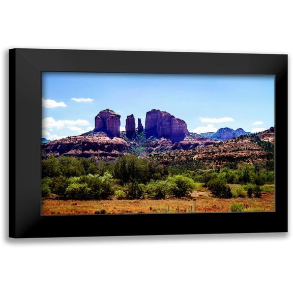 Hausenflock, Alan 18x13 Black Modern Framed Museum Art Print Titled - Cathedral Rock I