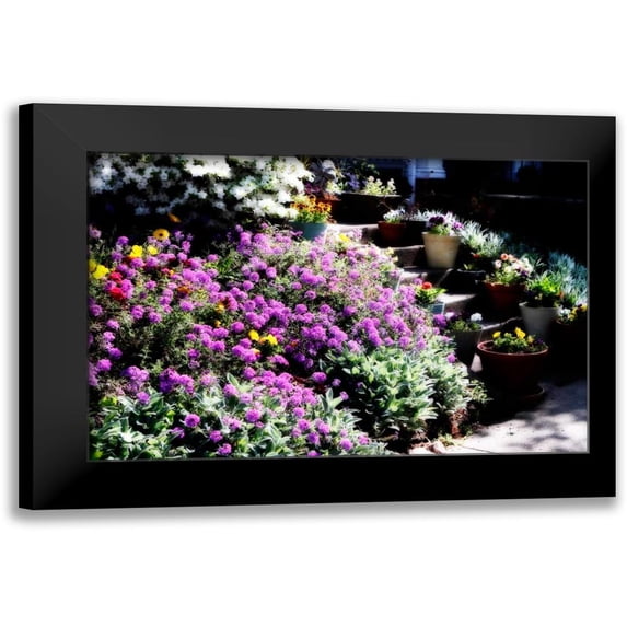 Hausenflock, Alan 18x13 Black Modern Framed Museum Art Print Titled - Sidewalk Spring I