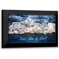 thumbnail image 1 of Hausenflock, Alan 18x13 Black Modern Framed Museum Art Print Titled - Sun, Sea and Surf, 1 of 5