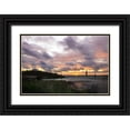 thumbnail image 1 of Hausenflock, Alan 18x13 Black Ornate Wood Framed with Double Matting Museum Art Print Titled - East Bay Sunrise I, 1 of 4
