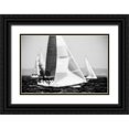 thumbnail image 1 of Hausenflock, Alan 18x13 Black Ornate Wood Framed with Double Matting Museum Art Print Titled - Race on the Chesapeake IV, 1 of 4