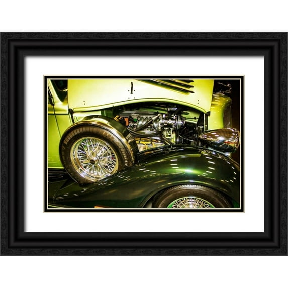 Hausenflock, Alan 18x13 Black Ornate Wood Framed with Double Matting Museum Art Print Titled - The Green Goblin II