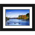 thumbnail image 1 of Hausenflock, Alan 18x13 Black Ornate Wood Framed with Double Matting Museum Art Print Titled - Wind on the Lake, 1 of 4