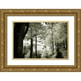 thumbnail image 1 of Hausenflock, Alan 18x13 Gold Ornate Wood Framed with Double Matting Museum Art Print Titled - Along the Lakeshore II, 1 of 4