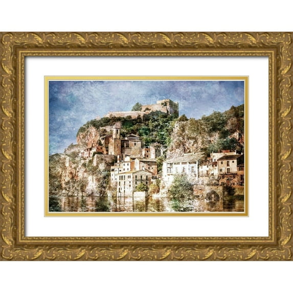 Hausenflock, Alan 18x13 Gold Ornate Wood Framed with Double Matting Museum Art Print Titled - Ciudad Espaand#241;ola