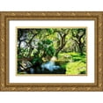 thumbnail image 1 of Hausenflock, Alan 18x13 Gold Ornate Wood Framed with Double Matting Museum Art Print Titled - Saint Simons Waterway, 1 of 4