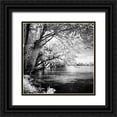 thumbnail image 1 of Hausenflock, Alan 20x20 Black Ornate Wood Framed with Double Matting Museum Art Print Titled - Spring on the River Square I, 1 of 4