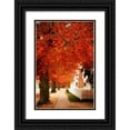 thumbnail image 1 of Hausenflock, Alan 23x32 Black Ornate Wood Framed with Double Matting Museum Art Print Titled - Small Town Autumn I, 1 of 4