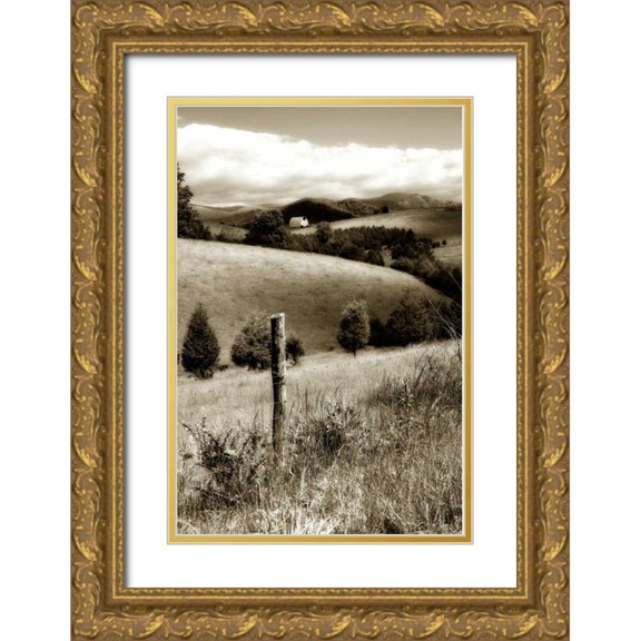 Hausenflock, Alan 23x32 Gold Ornate Wood Framed with Double Matting Museum Art Print Titled - Madison County I