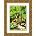 thumbnail image 1 of Hausenflock, Alan 23x32 Gold Ornate Wood Framed with Double Matting Museum Art Print Titled - White Oak River II, 1 of 4