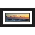 thumbnail image 1 of Hausenflock, Alan 24x11 Black Ornate Wood Framed with Double Matting Museum Art Print Titled - Cloud Bank Sunrise I, 1 of 4