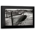 thumbnail image 1 of Hausenflock, Alan 24x17 Black Modern Framed Museum Art Print Titled - Dunes Fence IV, 1 of 5