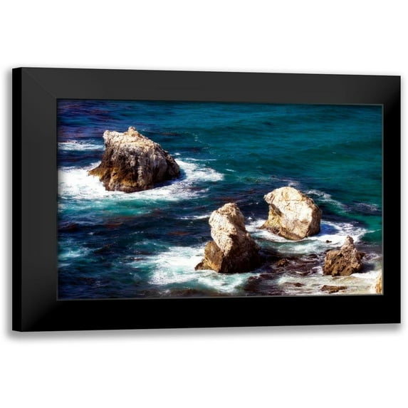 Hausenflock, Alan 24x17 Black Modern Framed Museum Art Print Titled - Garrapata Highlands IX
