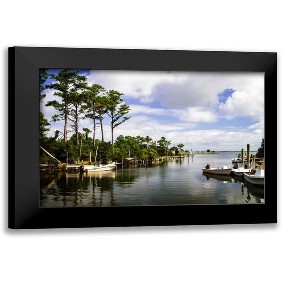 Hausenflock, Alan 24x17 Black Modern Framed Museum Art Print Titled - Small Harbor I
