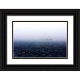 thumbnail image 1 of Hausenflock, Alan 24x17 Black Ornate Wood Framed with Double Matting Museum Art Print Titled - Fog on the Bay II, 1 of 4