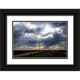 thumbnail image 1 of Hausenflock, Alan 24x17 Black Ornate Wood Framed with Double Matting Museum Art Print Titled - Lonely Road II, 1 of 4