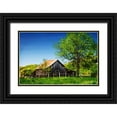 thumbnail image 1 of Hausenflock, Alan 24x17 Black Ornate Wood Framed with Double Matting Museum Art Print Titled - Old Backyard Barn, 1 of 4