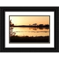 thumbnail image 1 of Hausenflock, Alan 24x17 Black Ornate Wood Framed with Double Matting Museum Art Print Titled - Snow Goose Pool II, 1 of 4