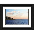 thumbnail image 1 of Hausenflock, Alan 24x17 Black Ornate Wood Framed with Double Matting Museum Art Print Titled - Sunset in the Channel II, 1 of 4