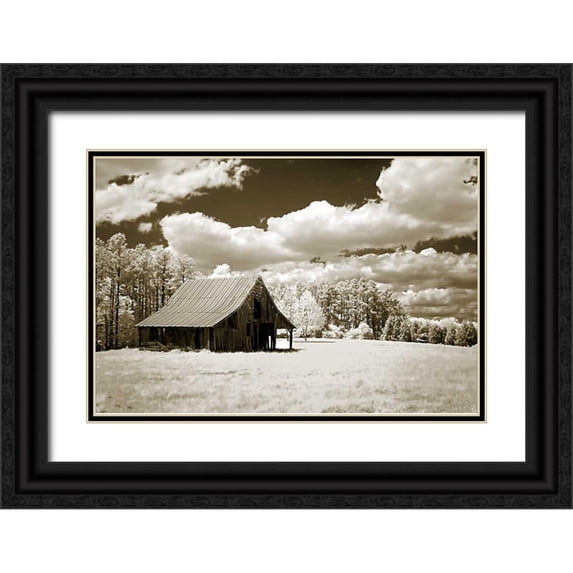 Hausenflock, Alan 24x17 Black Ornate Wood Framed with Double Matting Museum Art Print Titled - Yesterday