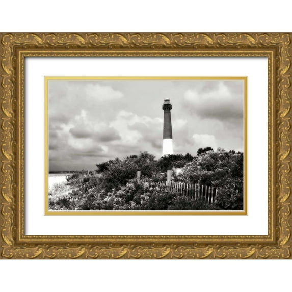 Hausenflock, Alan 24x17 Gold Ornate Wood Framed with Double Matting Museum Art Print Titled - Barnegat Beach I