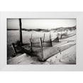 thumbnail image 1 of Hausenflock, Alan 24x17 White Modern Wood Framed Museum Art Print Titled - Dunes Fence I, 1 of 4