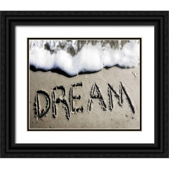 Hausenflock, Alan 24x20 Black Ornate Wood Framed with Double Matting Museum Art Print Titled - Dream in Sand