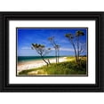 thumbnail image 1 of Hausenflock, Alan 32x23 Black Ornate Wood Framed with Double Matting Museum Art Print Titled - Cedar Inlet, 1 of 4