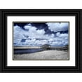 thumbnail image 1 of Hausenflock, Alan 32x23 Black Ornate Wood Framed with Double Matting Museum Art Print Titled - River in the Marsh II, 1 of 4