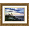 thumbnail image 1 of Hausenflock, Alan 32x23 Gold Ornate Wood Framed with Double Matting Museum Art Print Titled - A Disappearing Sunset II, 1 of 4
