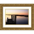 thumbnail image 1 of Hausenflock, Alan 32x23 Gold Ornate Wood Framed with Double Matting Museum Art Print Titled - Chincoteague Sunrise II, 1 of 4