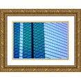 thumbnail image 1 of Hausenflock, Alan 32x23 Gold Ornate Wood Framed with Double Matting Museum Art Print Titled - Glass and Steel I, 1 of 4