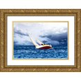 thumbnail image 1 of Hausenflock, Alan 32x23 Gold Ornate Wood Framed with Double Matting Museum Art Print Titled - In the Wind I, 1 of 4