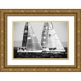 thumbnail image 1 of Hausenflock, Alan 32x23 Gold Ornate Wood Framed with Double Matting Museum Art Print Titled - Race on the Chesapeake III, 1 of 4