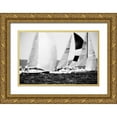 thumbnail image 1 of Hausenflock, Alan 32x23 Gold Ornate Wood Framed with Double Matting Museum Art Print Titled - Race on the Chesapeake II, 1 of 4