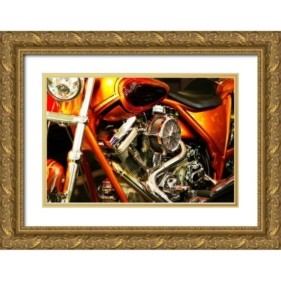 Hausenflock, Alan 32x23 Gold Ornate Wood Framed with Double Matting Museum Art Print Titled - Wild Ride II