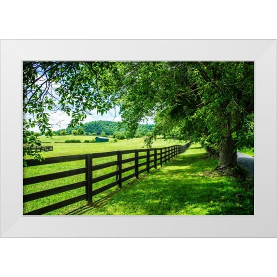 Hausenflock, Alan 32x23 White Modern Wood Framed Museum Art Print Titled - Cumberland County I