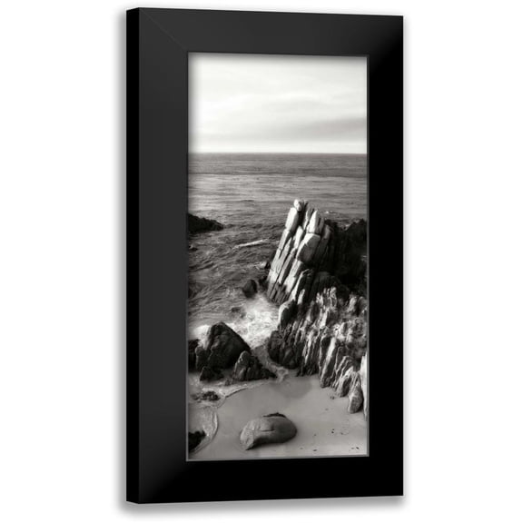 Hausenflock, Alan 8x14 Black Modern Framed Museum Art Print Titled - Lovers Point Panel BW 4