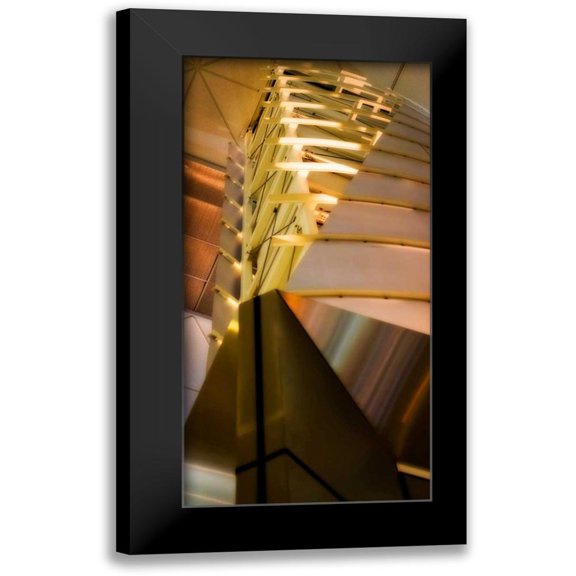 Hausenflock, Alan 9x14 Black Modern Framed Museum Art Print Titled - Pillars of Light II