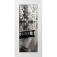 thumbnail image 1 of Hausenflock, Alan 9x18 White Modern Wood Framed Museum Art Print Titled - Mint Springs Lake Panel I, 1 of 4