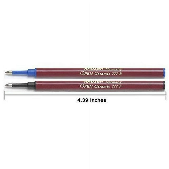 Hauser 777 HighQuality GermanMade Blue Ink Rollerball Pen Refills